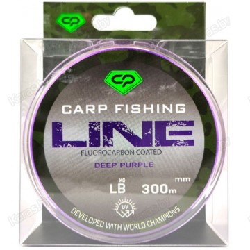 Леска монофильная Carp Pro Fluorocarbon Coated Deep Purple 300 м